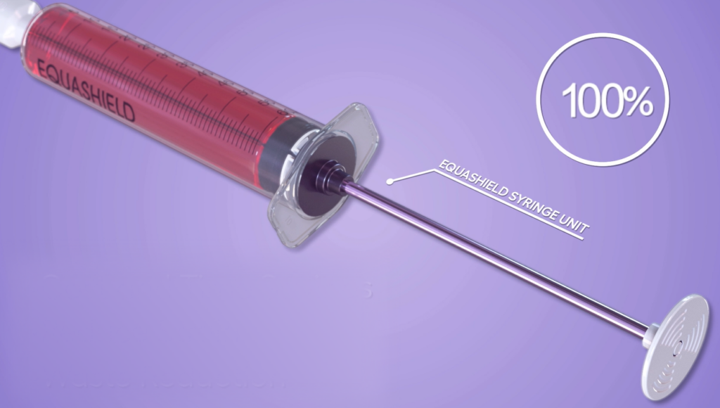 EQUASHIELD CSTD syringe unit